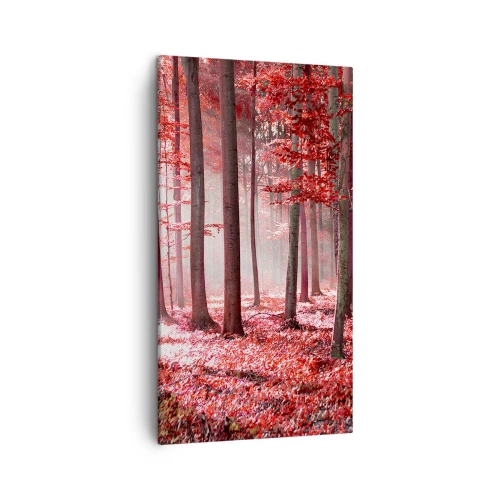 Impression sur toile - Image sur toile - Le rouge est tout aussi beau - 45x80 cm