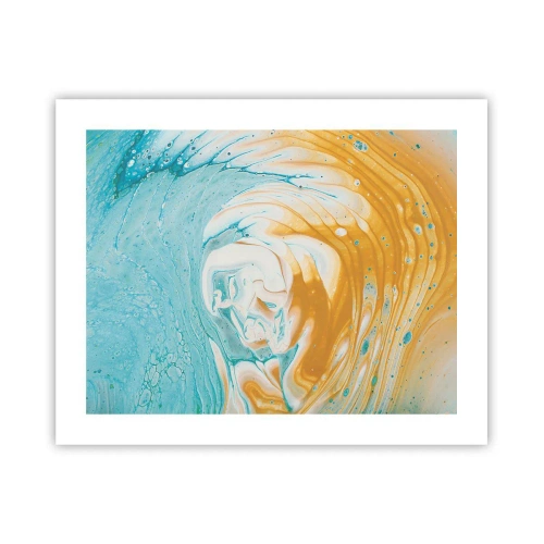 Affiche - Poster - Tourbillon pastel - 50x40 cm