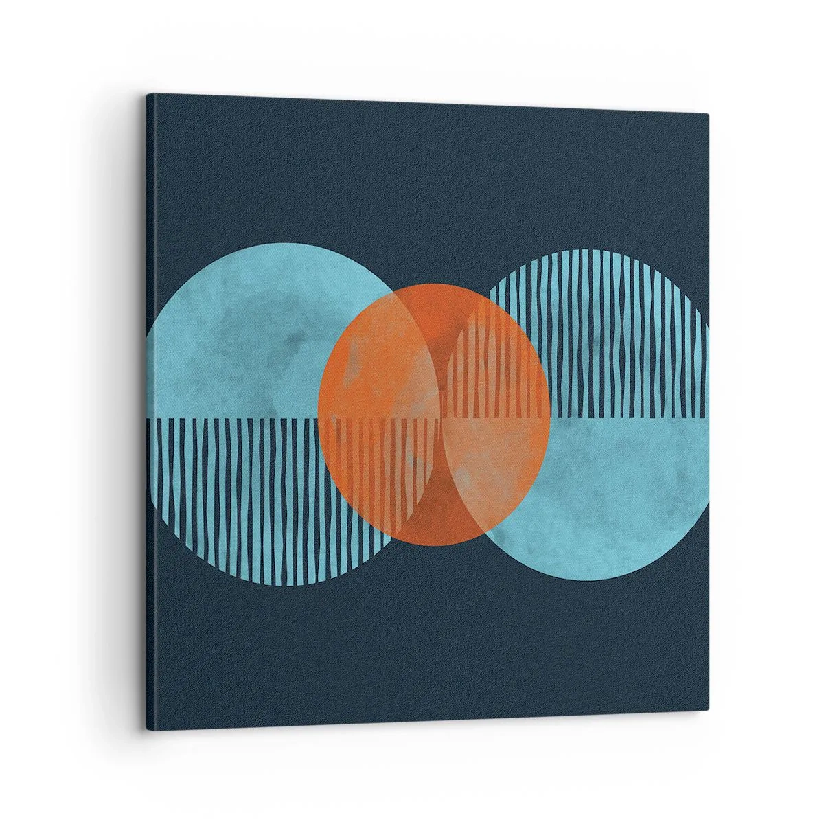 Impression sur toile - Image sur toile - Composition symétrique - 60x60 cm