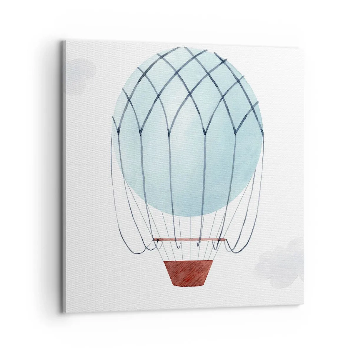 Impression sur toile - Image sur toile - Entièrement dans les nuages - 60x60 cm