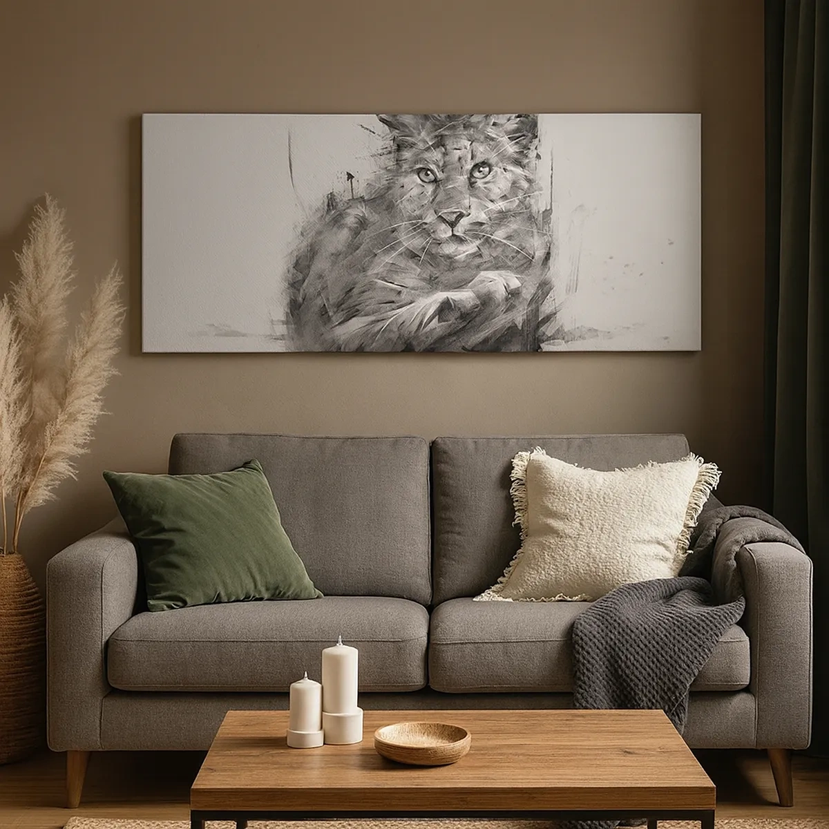 Impression sur toile - Image sur toile - Oui, j'écoute attentivement - 30x30 cm