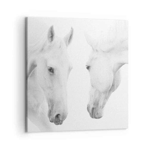 Impression sur toile - Image sur toile - Serait-ce de l’amitié? - 50x50 cm