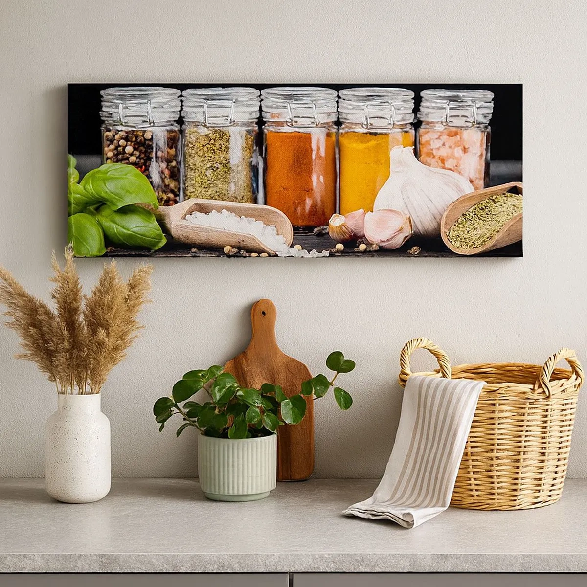 Impression sur toile - Image sur toile - Pour que la vie ait du goût - 100x40 cm