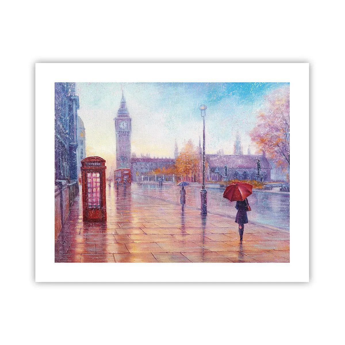 Affiche - Poster - Jour automnal londonien - 50x40 cm