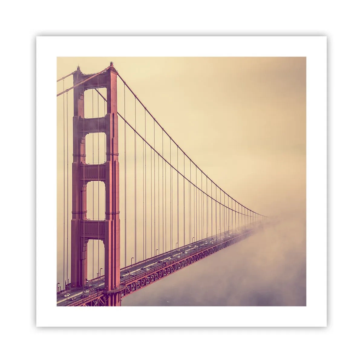 Affiche - Poster - Entre ciel et terre - 50x50 cm