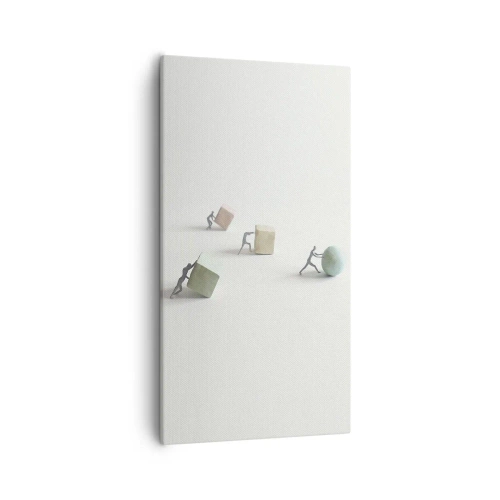 Impression sur toile - Image sur toile - Rien que la vie - 55x100 cm