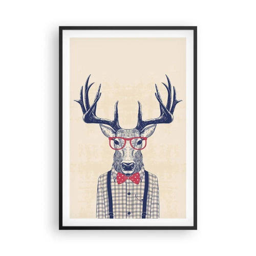 Affiche dans un cadre noir - Poster - Une extravagance amusante - 61x91 cm