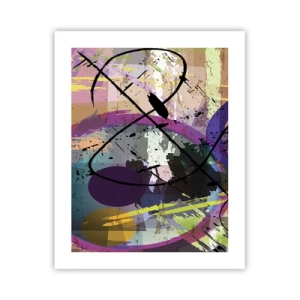 Affiche - Poster - Vous pouvez aller tout droit ou autour - 40x50 cm