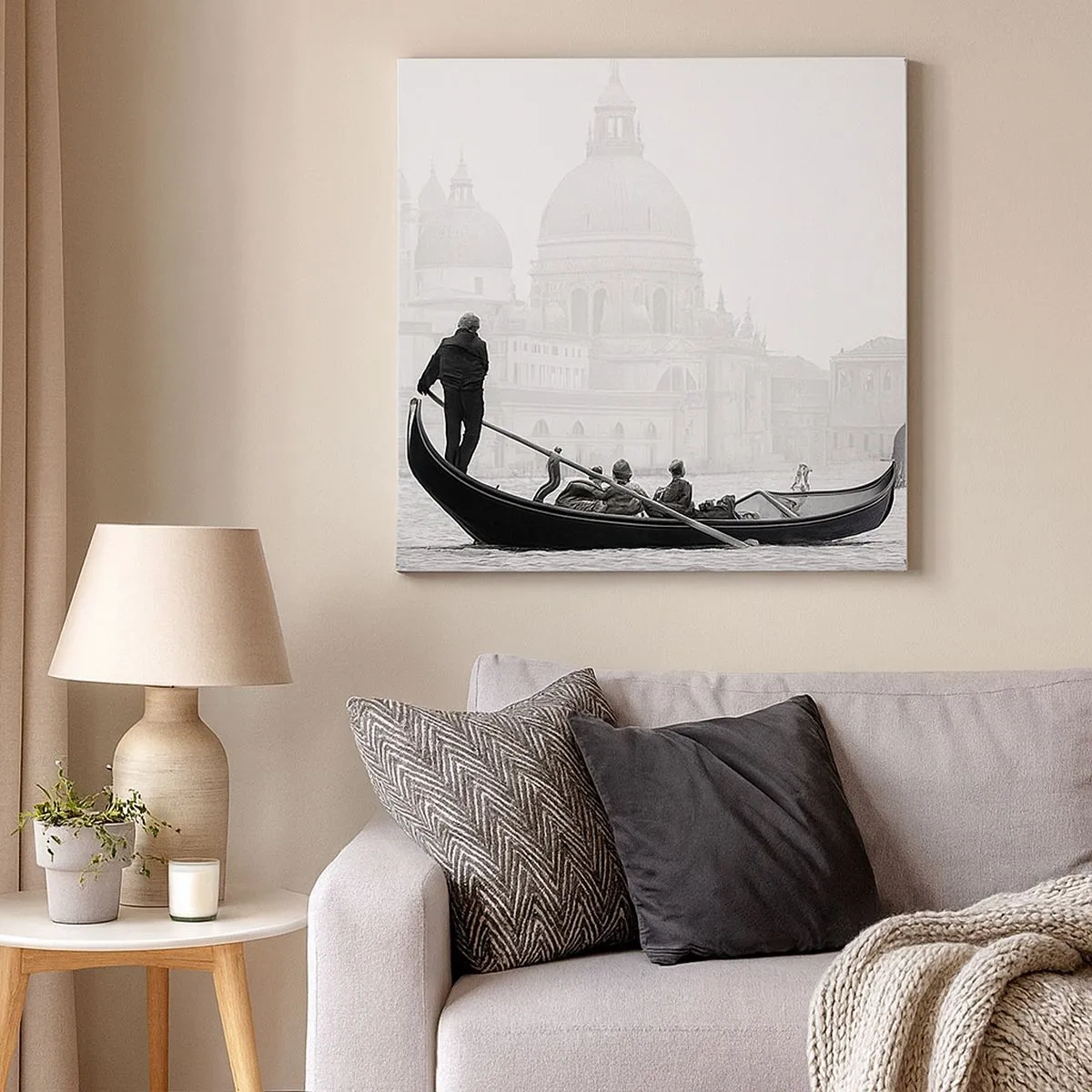 Impression sur toile - Image sur toile - Voyage aux sources de la beauté - 30x30 cm