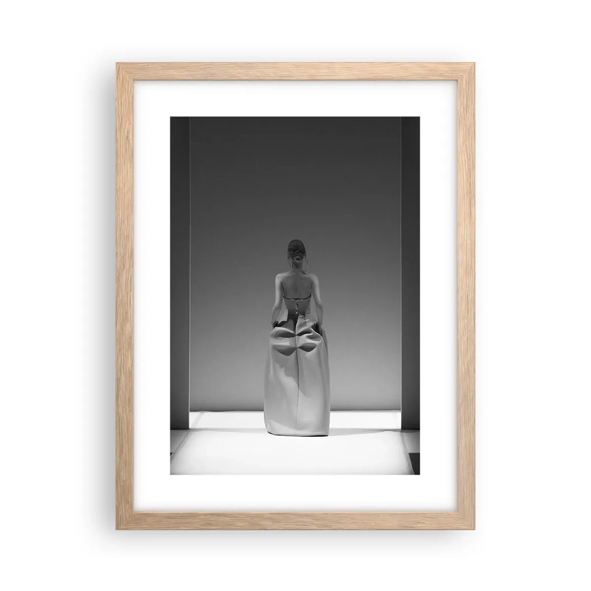 Affiche dans un chêne clair - Poster - Simplicité raffinée - 30x40 cm