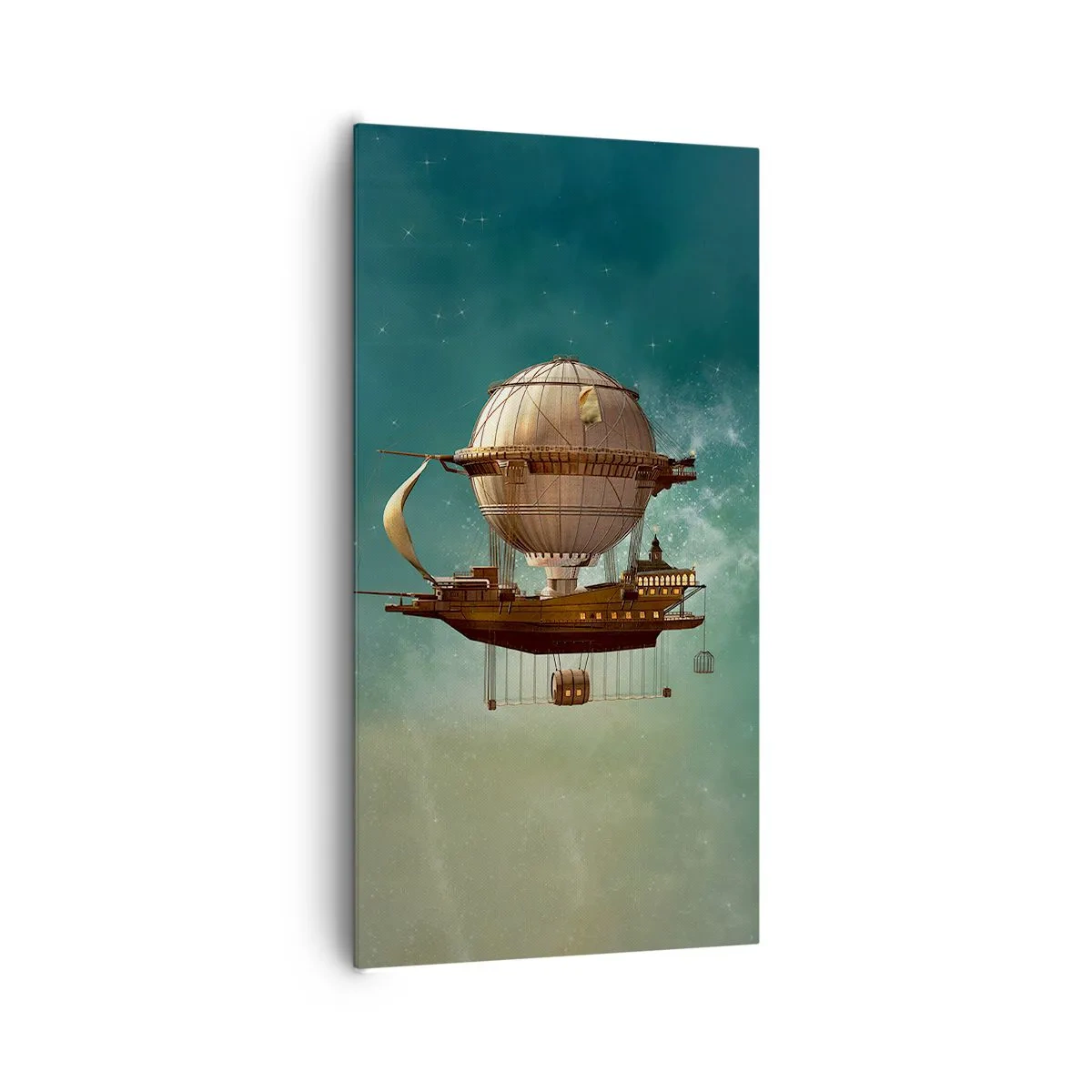 Impression sur toile - Image sur toile - Jules Verne vous salue - 65x120 cm