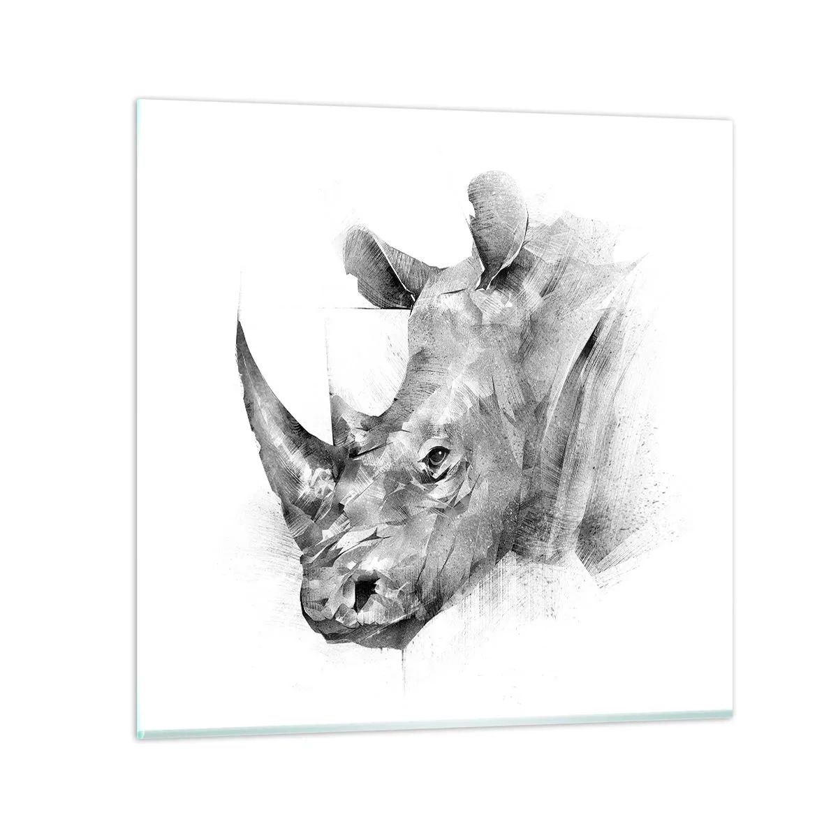 Impression sur verre - Image sur verre - Potrait africain - 40x40 cm