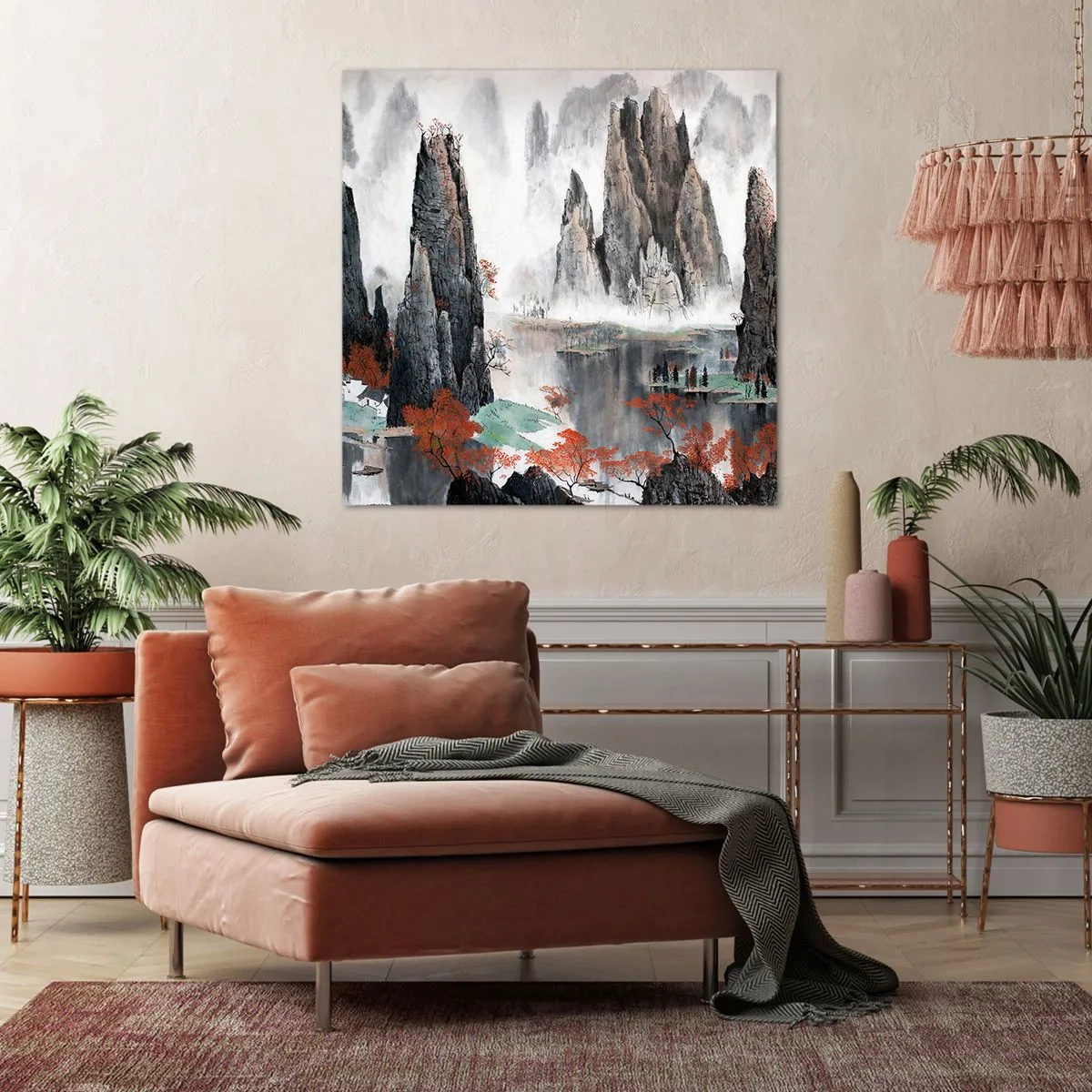 Impression sur toile - Image sur toile - De puissants gardiens - 70x70 cm