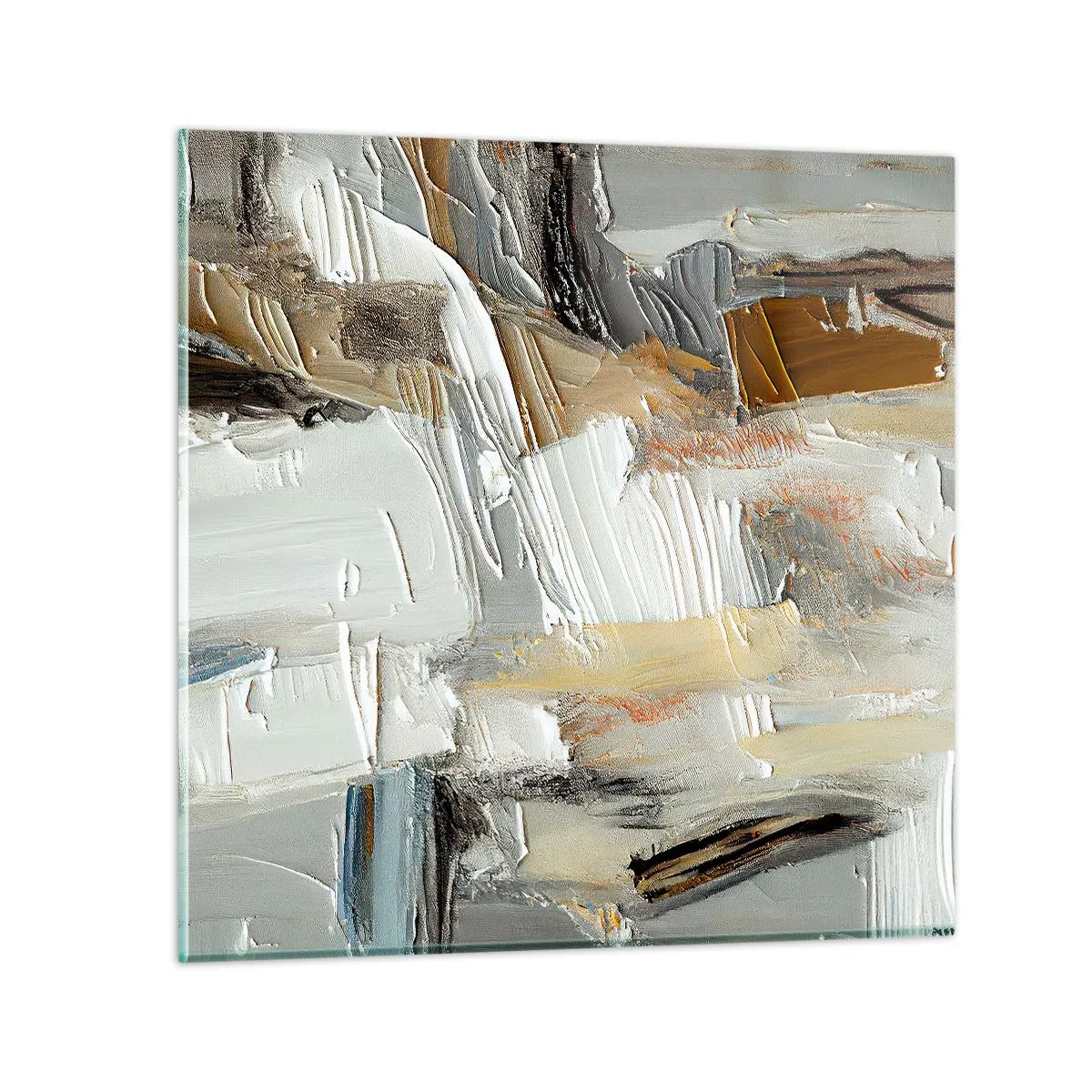 Impression sur verre - Image sur verre - Couches colorées - 40x40 cm