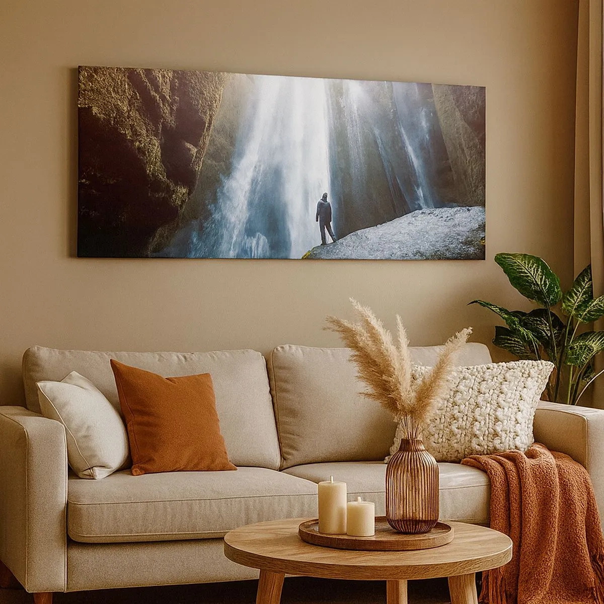 Impression sur toile - Image sur toile - Restauration des proportions - 100x40 cm