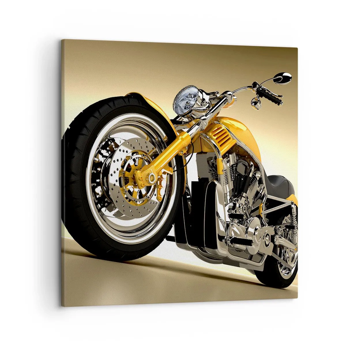 Impression sur toile - Image sur toile - Un rêve de force et de vitesse - 50x50 cm