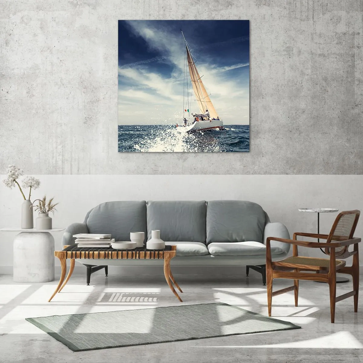 Impression sur verre - Image sur verre - Ils ne nous rattraperont pas ! - 60x60 cm