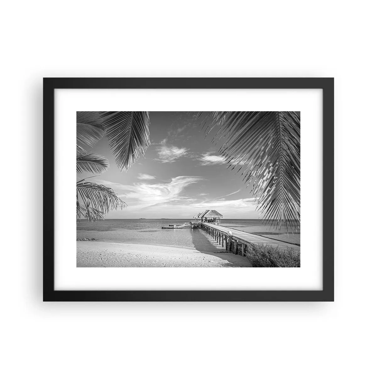 Affiche dans un cadre noir - Poster - Souvenirs ou rêve? - 40x30 cm