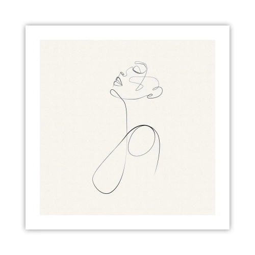 Affiche - Poster - En boucle dans les rêves - 50x50 cm