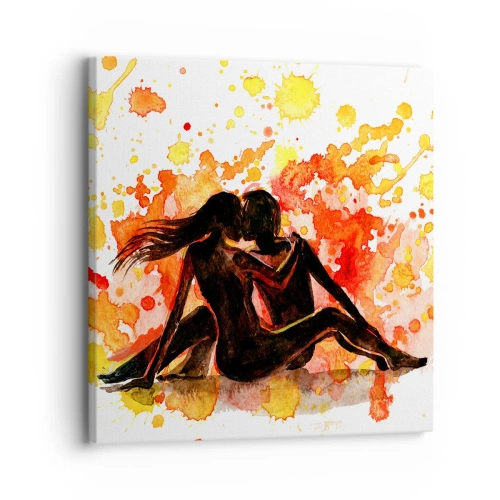 Impression sur toile - Image sur toile - Et la lumière fut - 30x30 cm