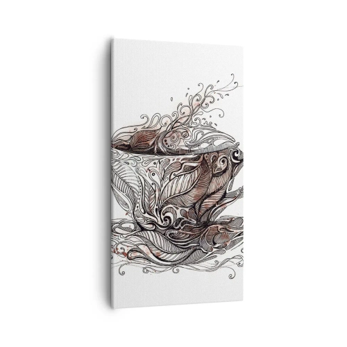 Impression sur toile - Image sur toile - Du thé, bon pour tout - 55x100 cm