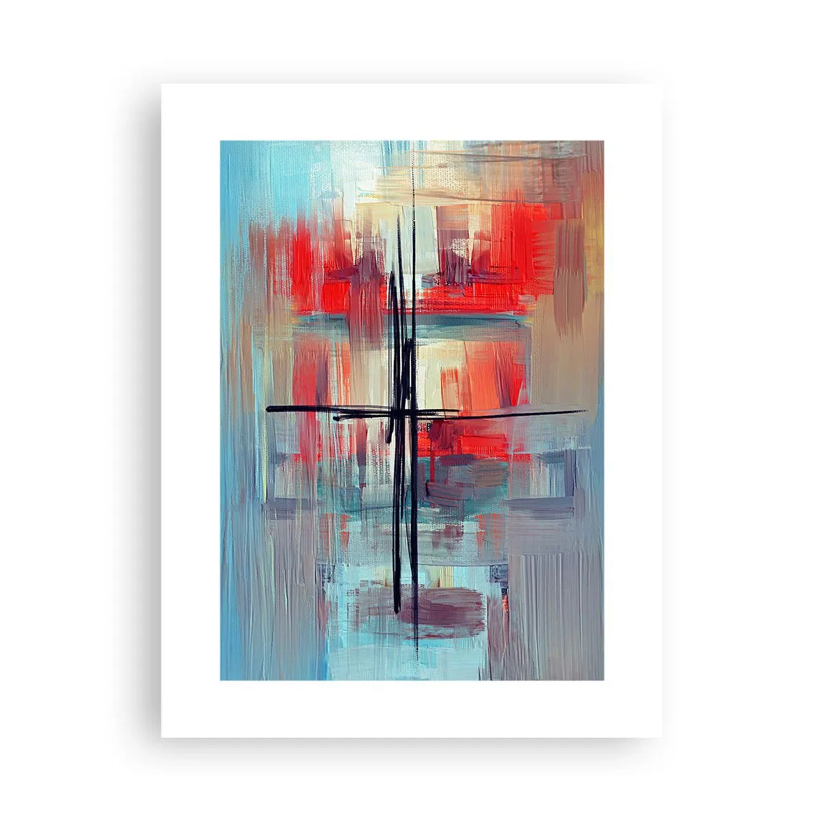 Affiche - Poster - Un paysage dans une dimension inconnue - 30x40 cm