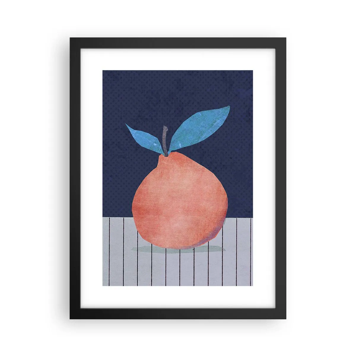 Affiche dans un cadre noir - Poster - Convexité et plan - 30x40 cm