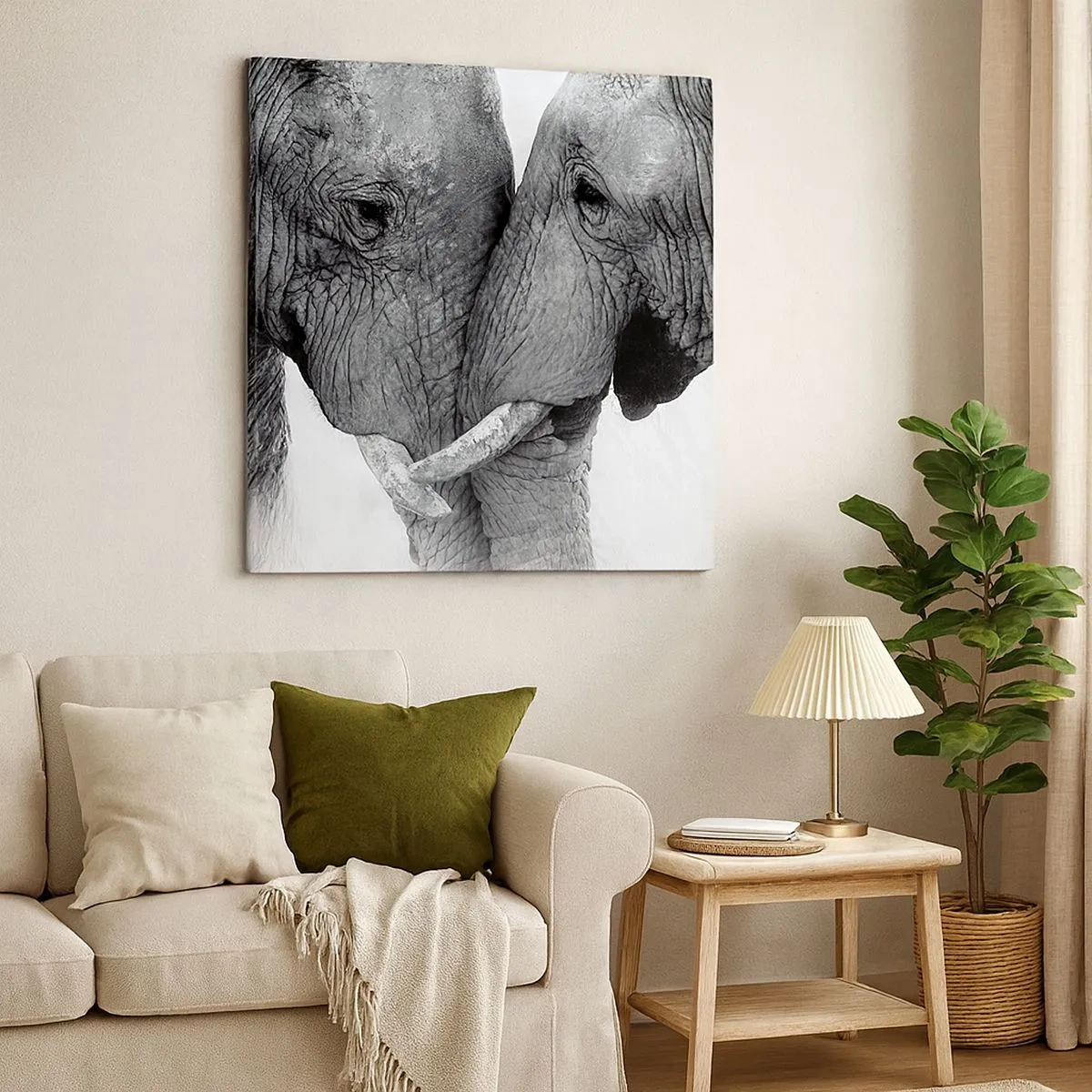 Impression sur toile - Image sur toile - Confession sincère - 30x30 cm