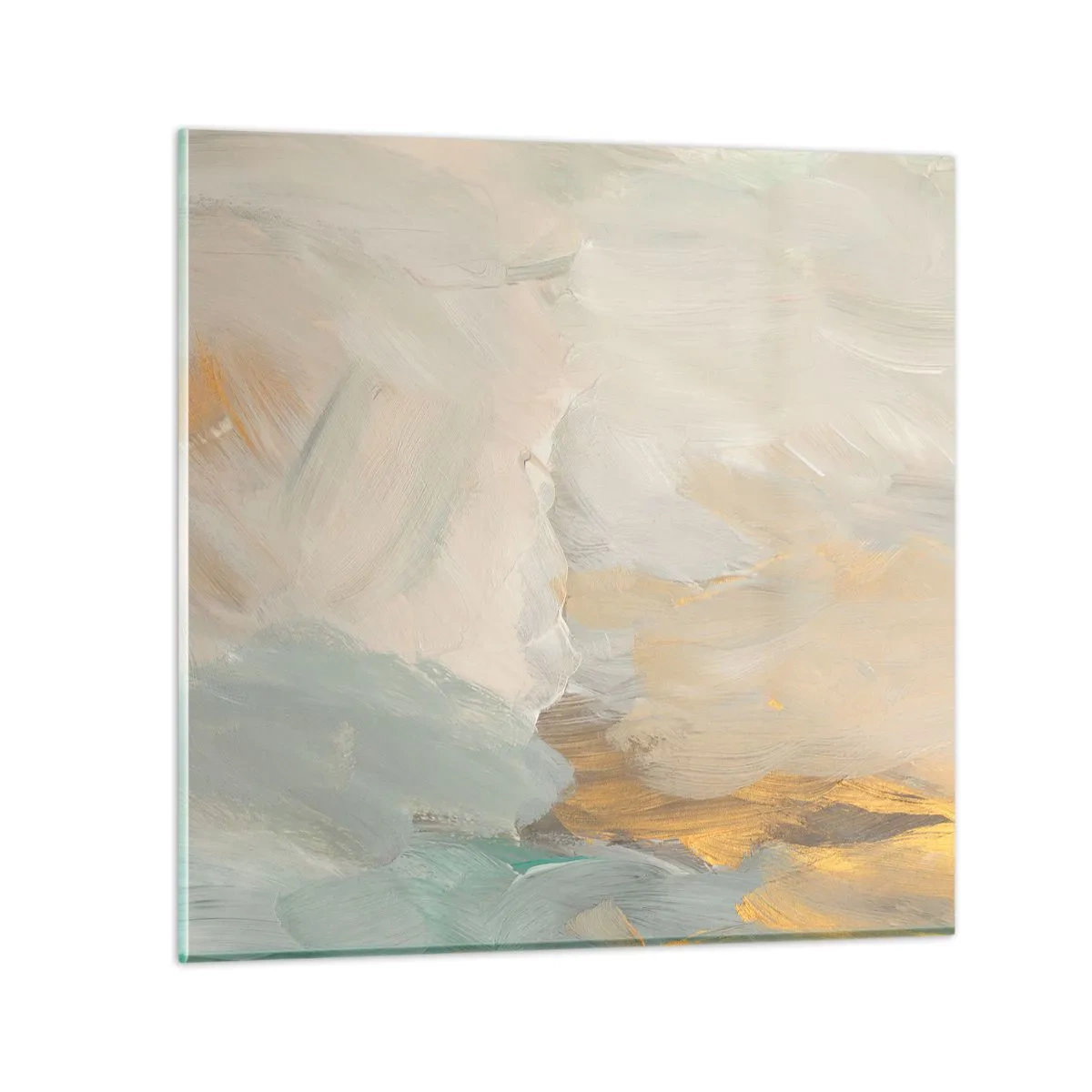 Impression sur verre - Image sur verre - Abstraction – le pays de la douceur - 70x70 cm