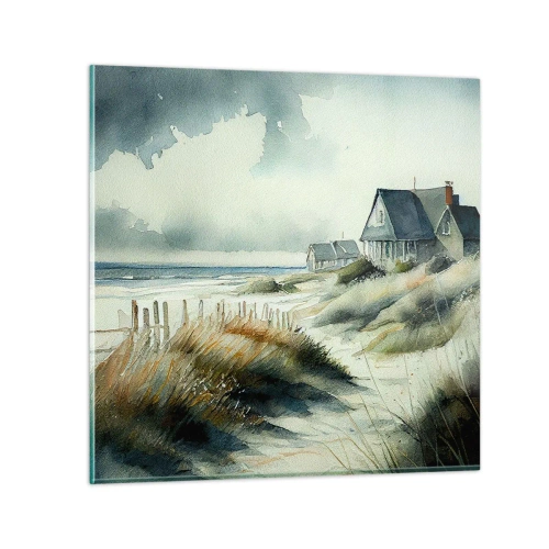 Impression sur verre - Image sur verre - Loin de l'agitation - 70x70 cm