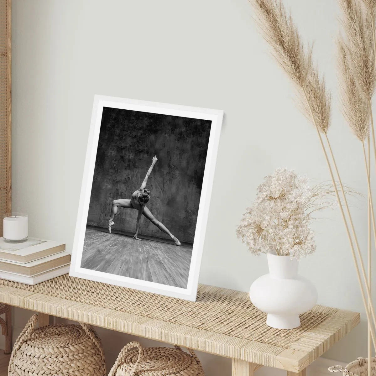 Affiche dans un cadre blanc - Poster - Balance idéale - 30x40 cm