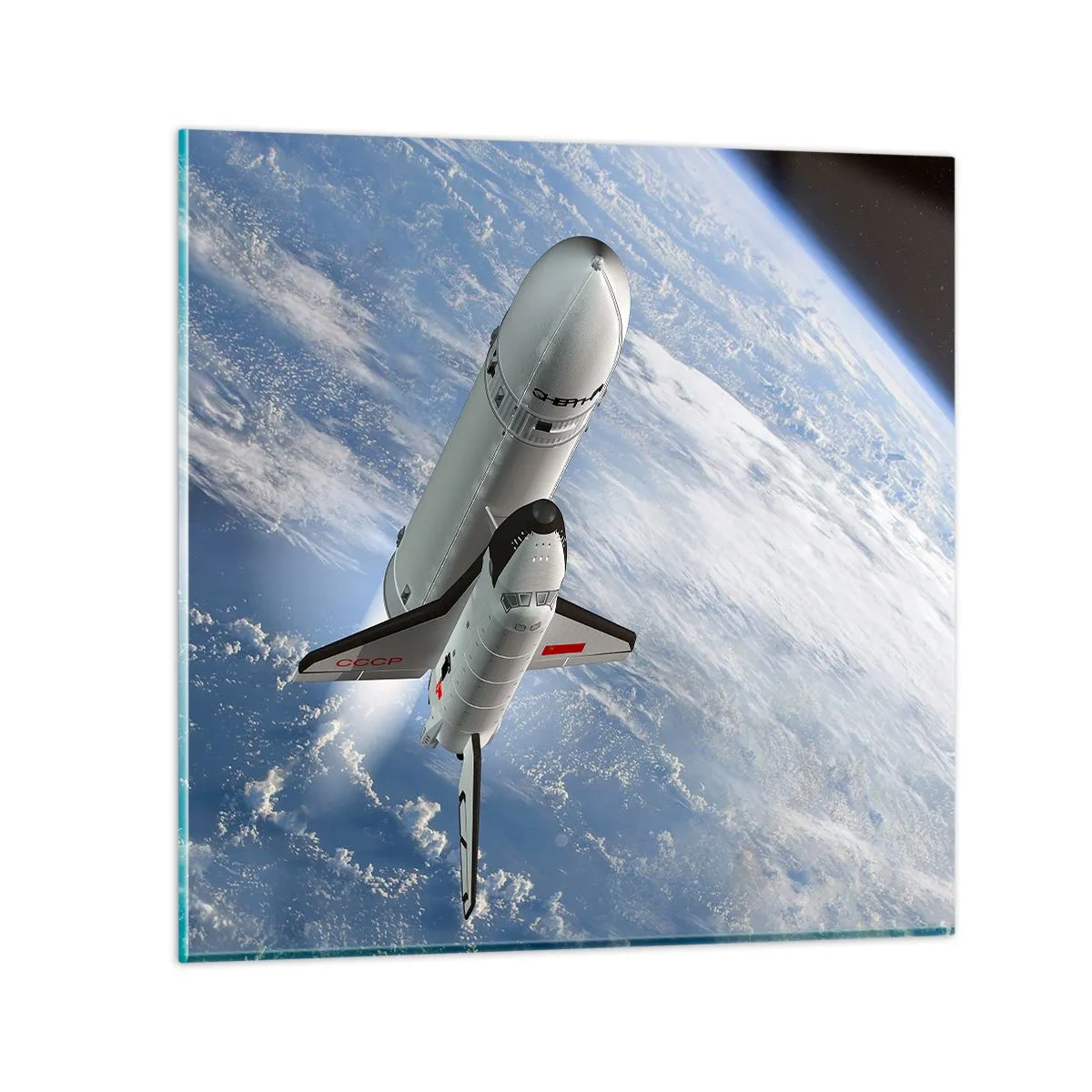 Impression sur verre - Image sur verre - Ascension cosmique - 50x50 cm