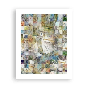 Affiche - Poster - Remaniement géométrique - 40x50 cm