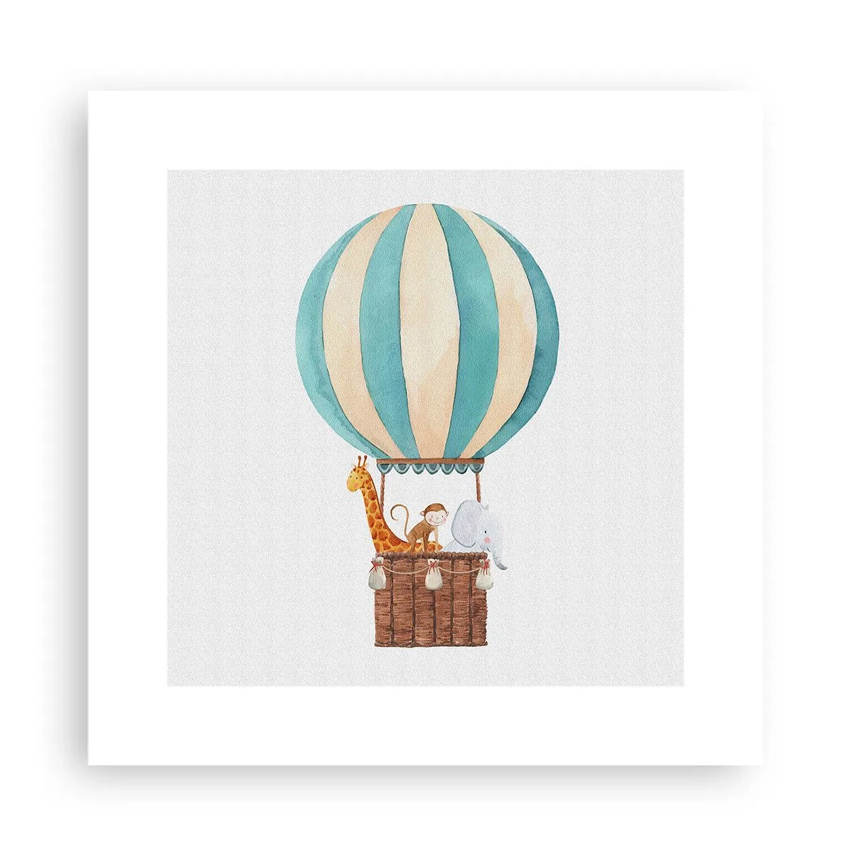 Affiche - Poster - Voyage fantastique - 30x30 cm