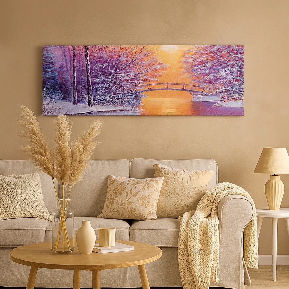 Impression sur toile - Image sur toile - On se rencontre ici - 30x30 cm