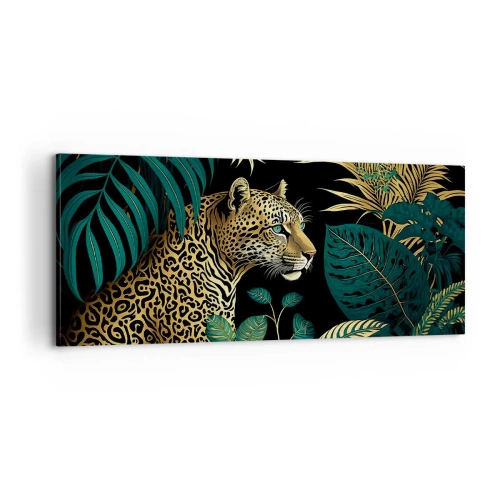 Impression sur toile - Image sur toile - Un hôte dans la jungle - 100x40 cm
