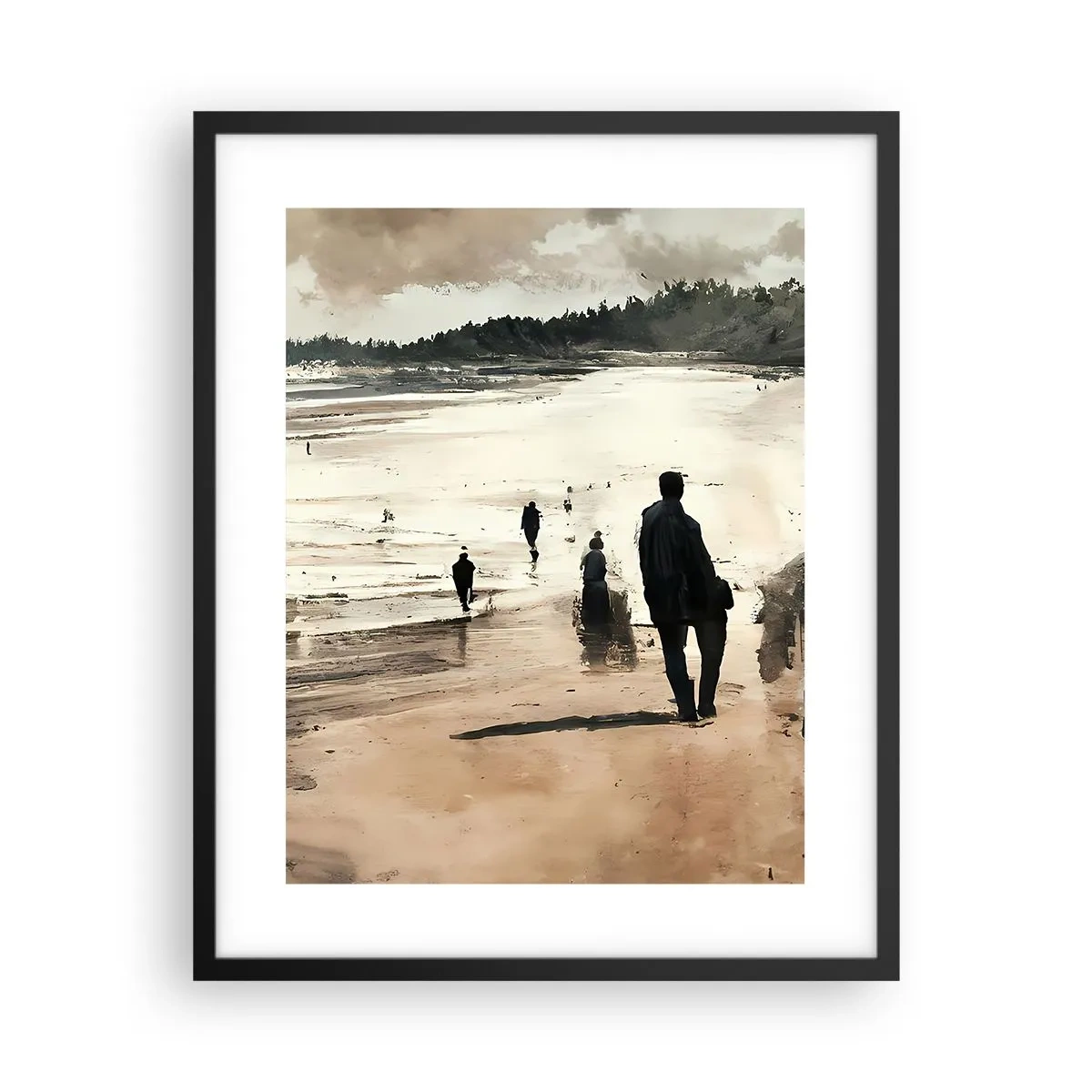 Affiche dans un cadre noir - Poster - Invoqué - 40x50 cm