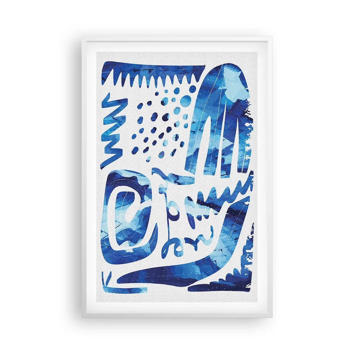 Affiche dans un cadre blanc - Poster - Retour aux racines - 61x91 cm