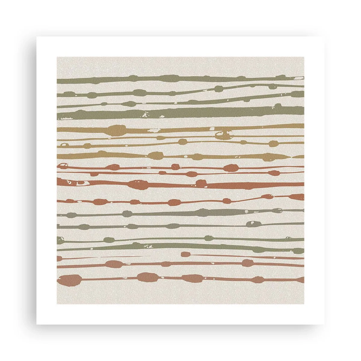 Affiche - Poster - Notation musicale des couleurs - 50x50 cm