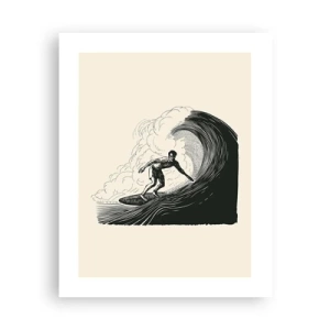Affiche - Poster - Le roi de la vague - 40x50 cm