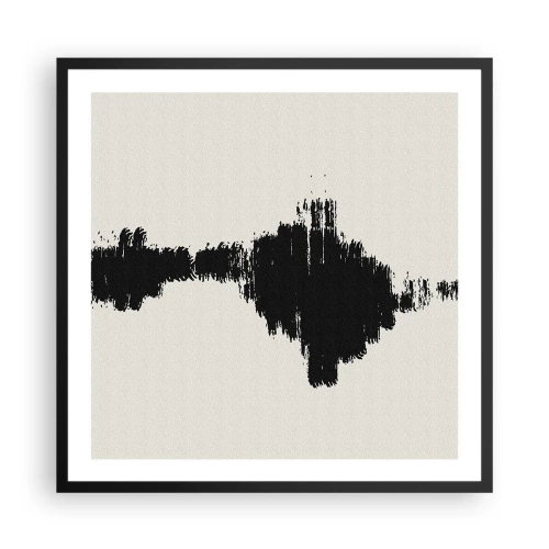 Affiche dans un cadre noir - Poster - Vibrations de l'imagination - 60x60 cm