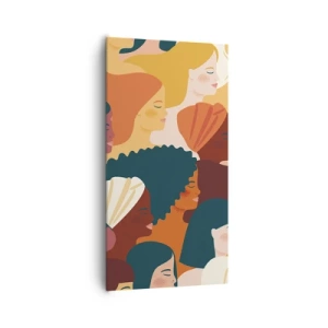 Impression sur toile - Image sur toile - Uniquement la féminité - 65x120 cm