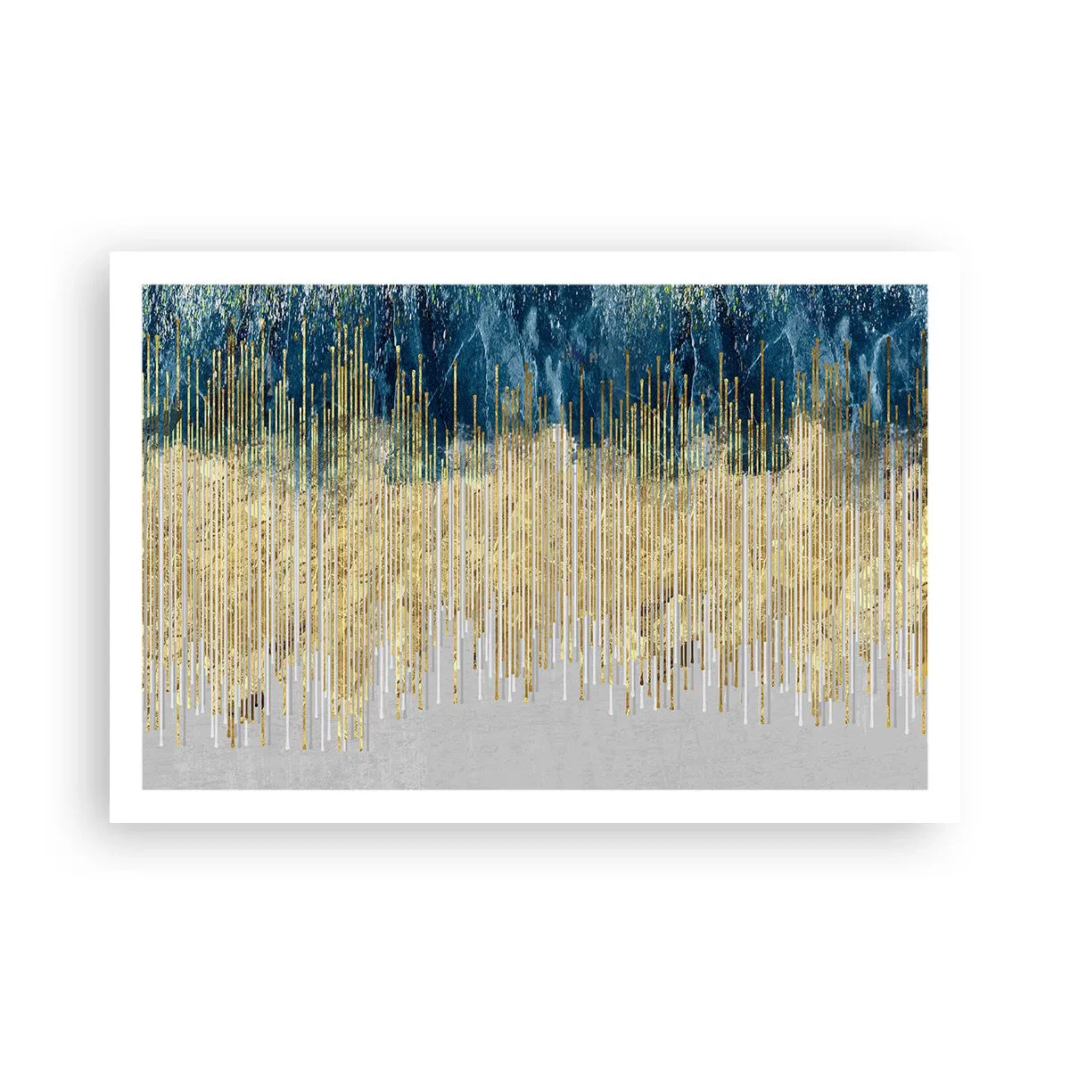 Affiche - Poster - Bordure dorée - 91x61 cm