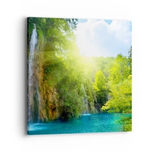 Impression sur toile - Image sur toile - Ce doit être le paradis ici - 40x40 cm