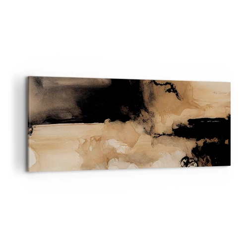 Impression sur toile - Image sur toile - Une abstraction intrigante - 100x40 cm