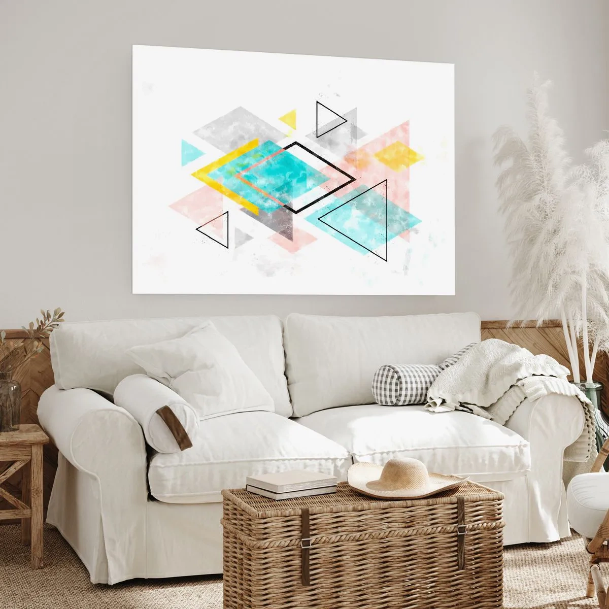Affiche - Poster - Géométrie facile - 50x40 cm