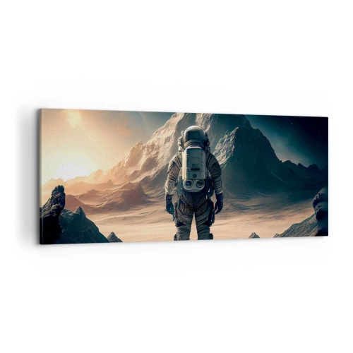 Impression sur toile - Image sur toile - Nouveau défi - 100x40 cm