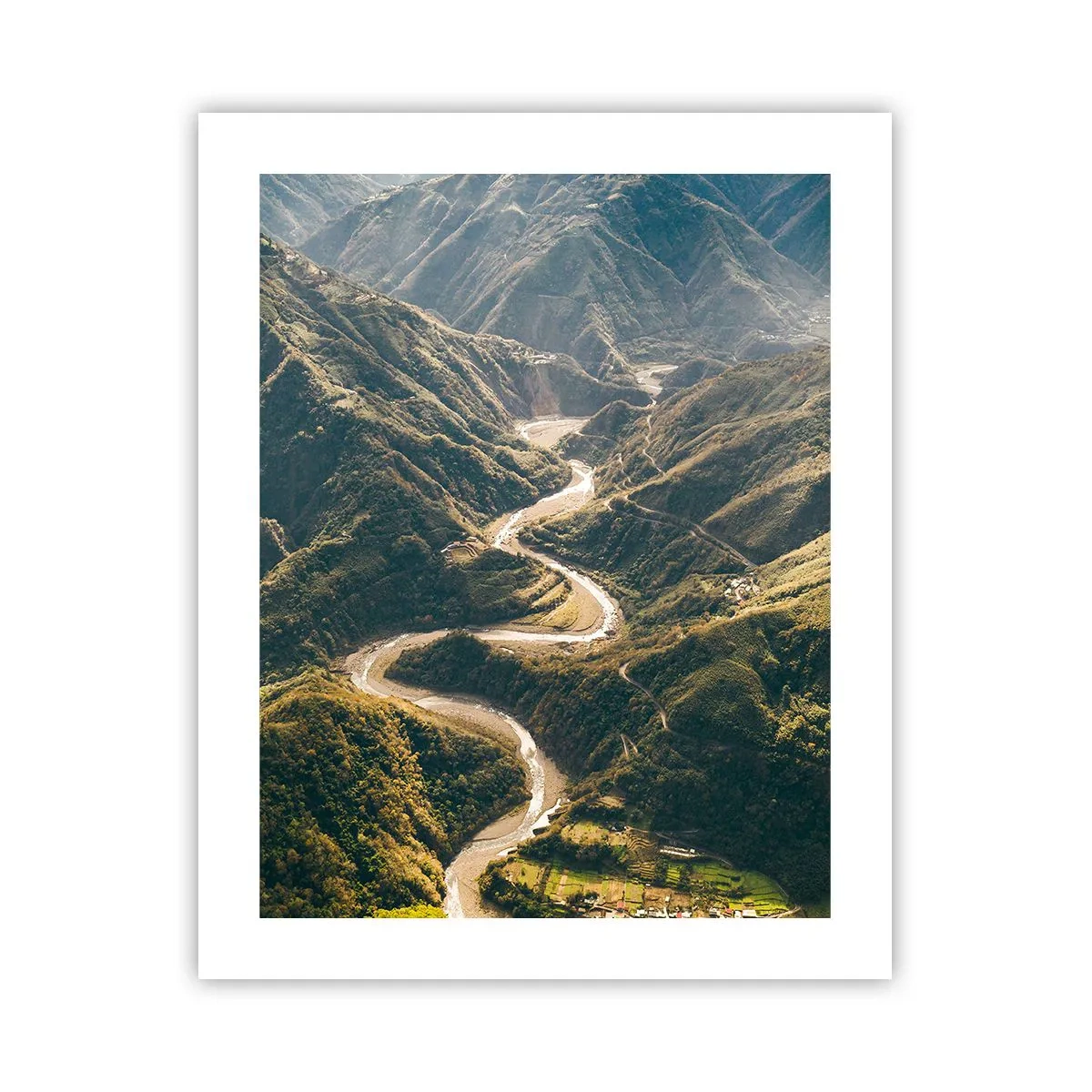 Affiche - Poster - Directement du coeur des montagnes - 40x50 cm