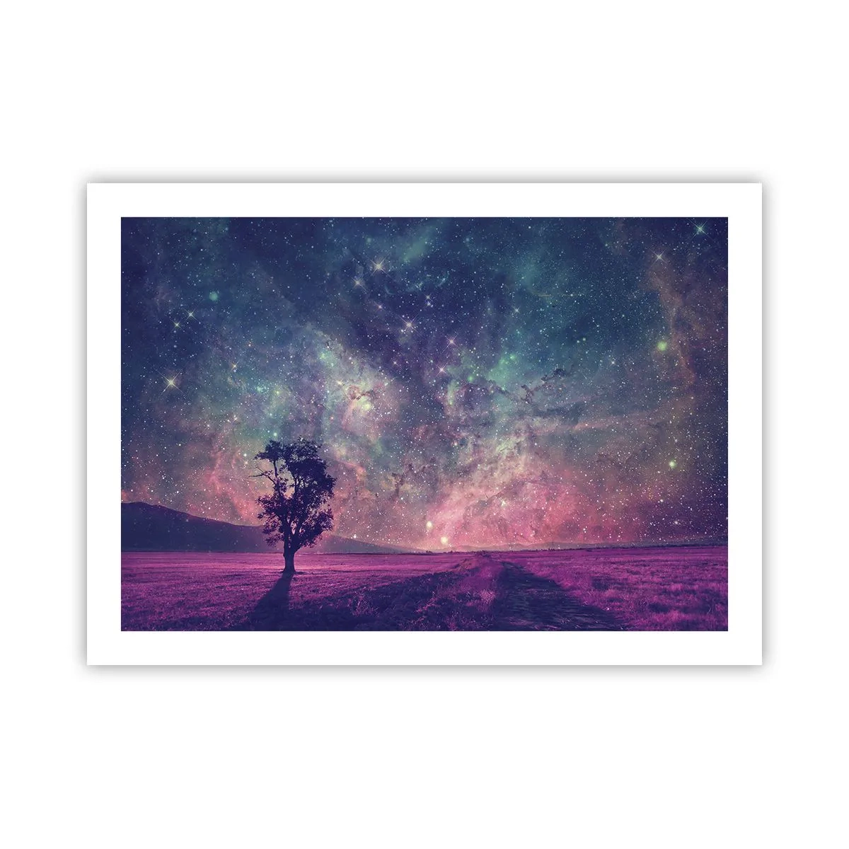 Affiche - Poster - Sous un ciel magique - 70x50 cm