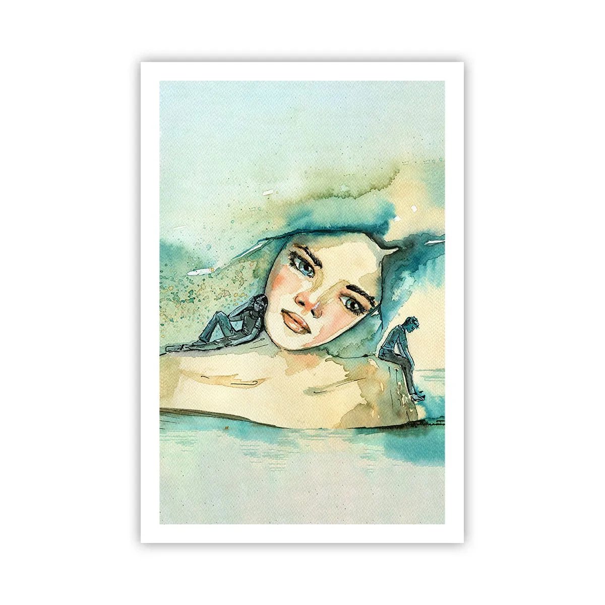 Affiche - Poster - Suis-je bleu? - 61x91 cm